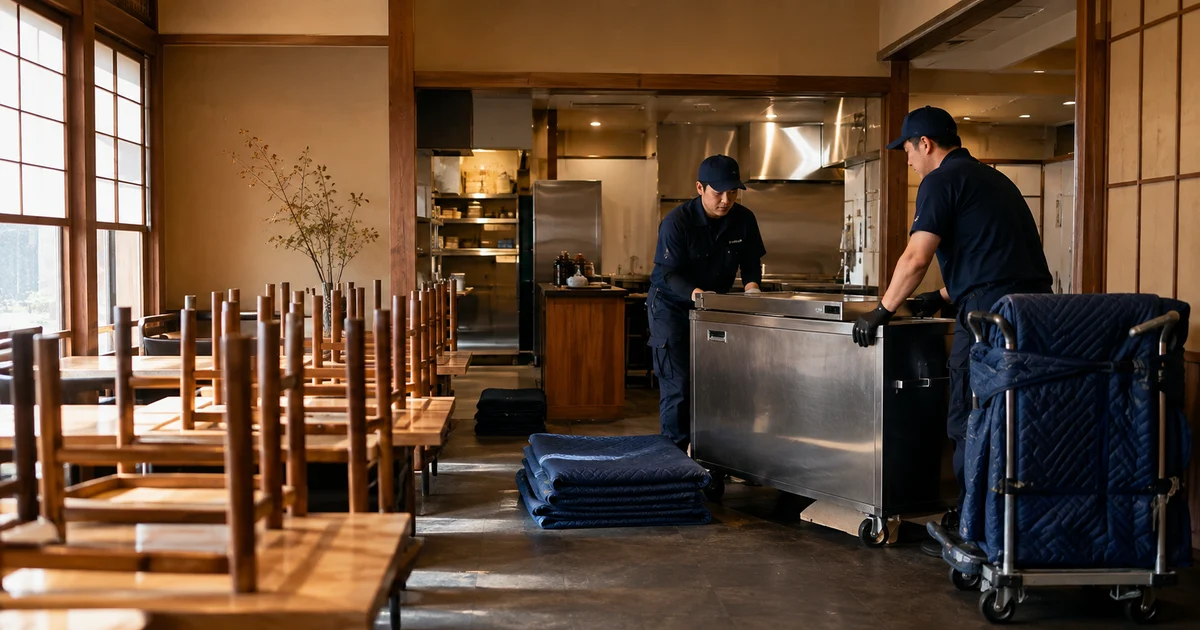 飲食店の閉店時の買取と 段取りの進め方