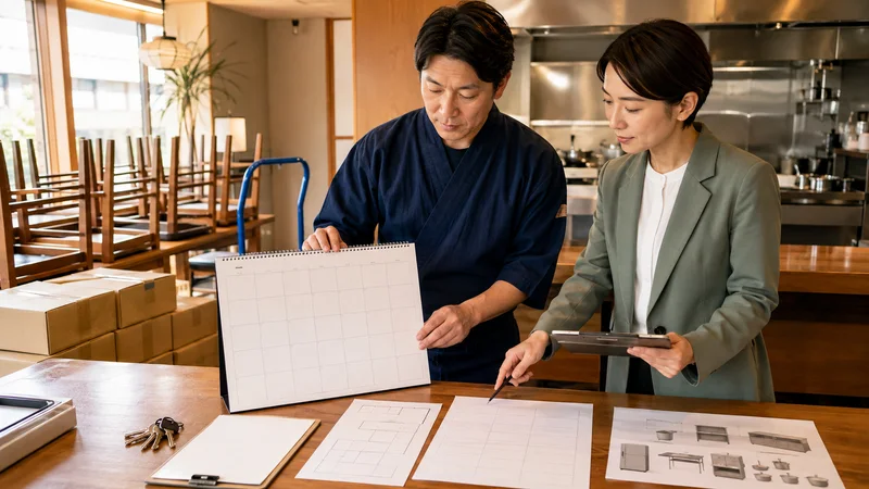 飲食店の閉店でやることは？退去日から逆算する進め方